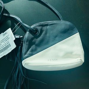 State Navy and White Crossbody